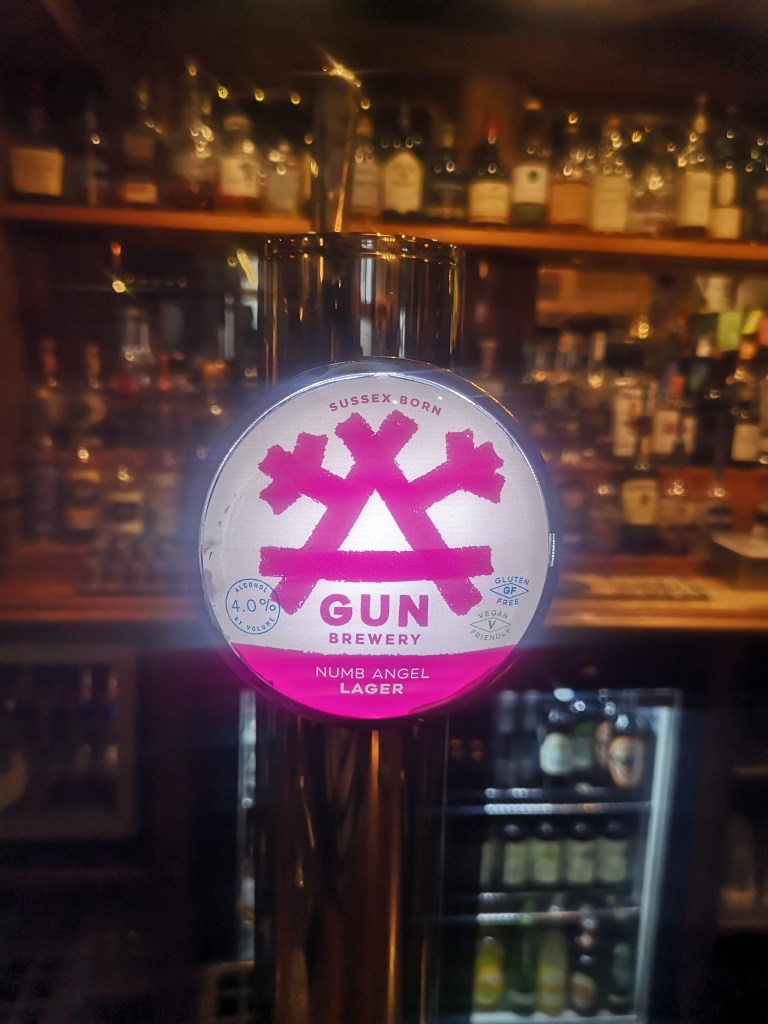 Tap for Gun Brewery Numb Angel lager